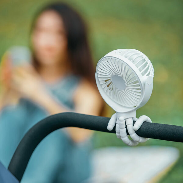 Portable Stroller Fan Pink - Image 3